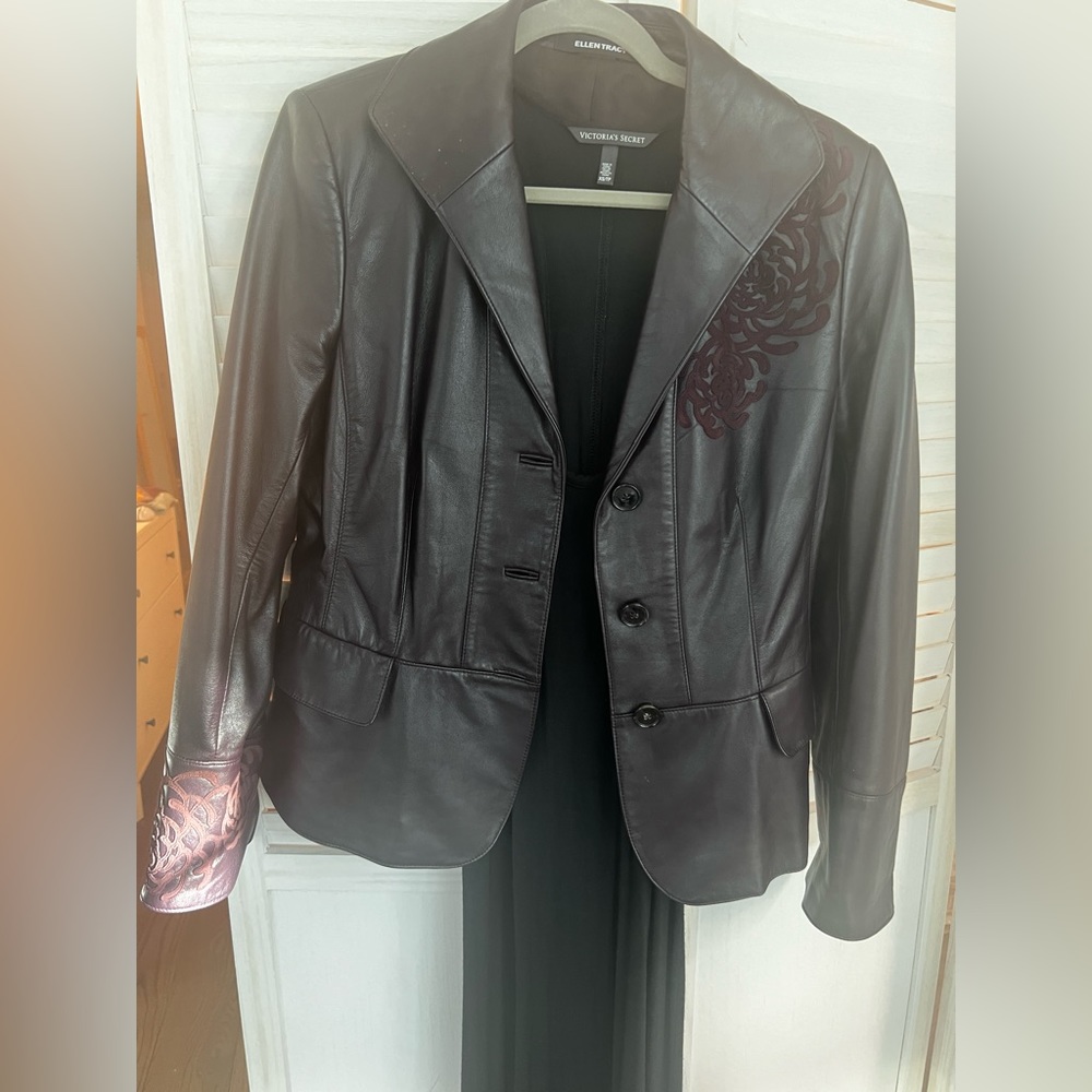 Leather Jacket Blazer